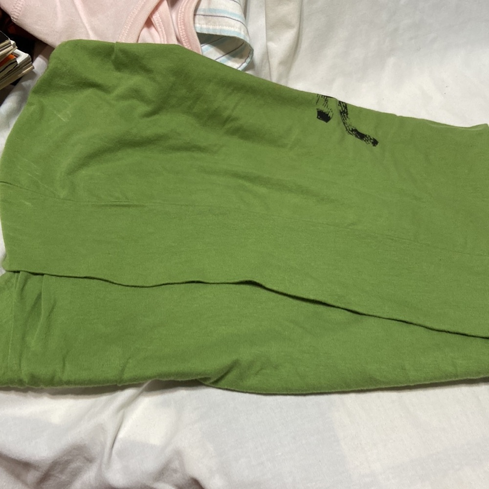 Vintage JR’s South Pole T-Shirt size l short sleeve Green sparkly design front - Picture 8 of 8